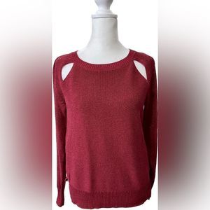 Michael Kors Sweater Size Small--- Red Shimmery/Glittery Appearance